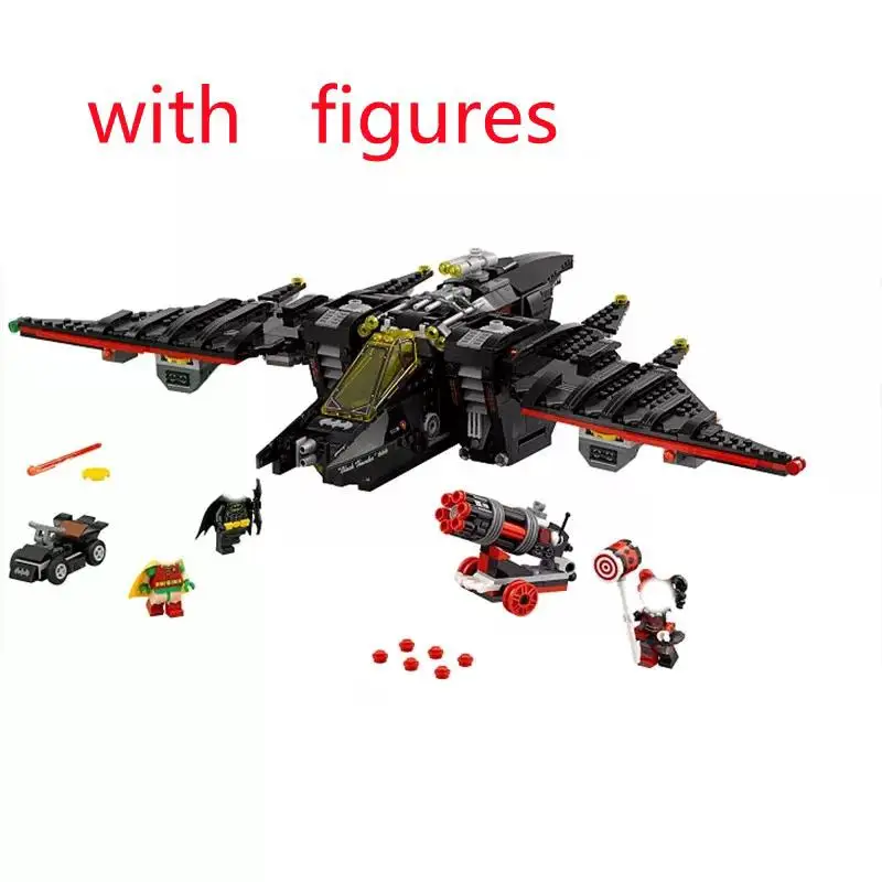 1070pcs 10739 Building Block Toy Creative Series Compatible With 70916 The Batwing Assembled Building Block 07080