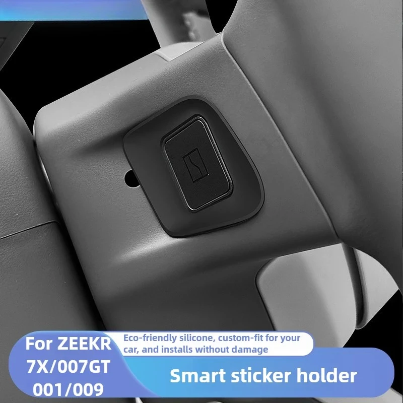 

AEBY for ZEEKR 7x/007GT/001/009 2024 2025 Car Steering Wheel Side Sticker Bluetooth Convenient Button Fixed Bracket