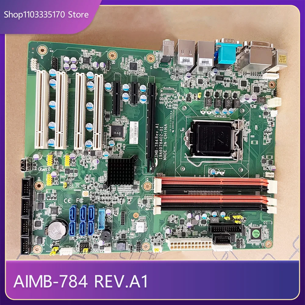 For Advantech AIMB-784 REV.A1 Industrial Computer Mainboard AIMB-784G2-00A1E 4th Generation CPU Q87