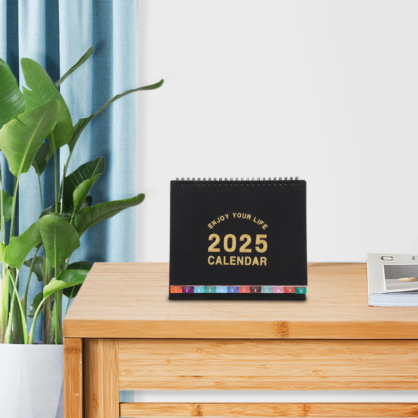 Desk Calendar English Version Stands Birthday Desktop Calendars Small Black Academic Cute