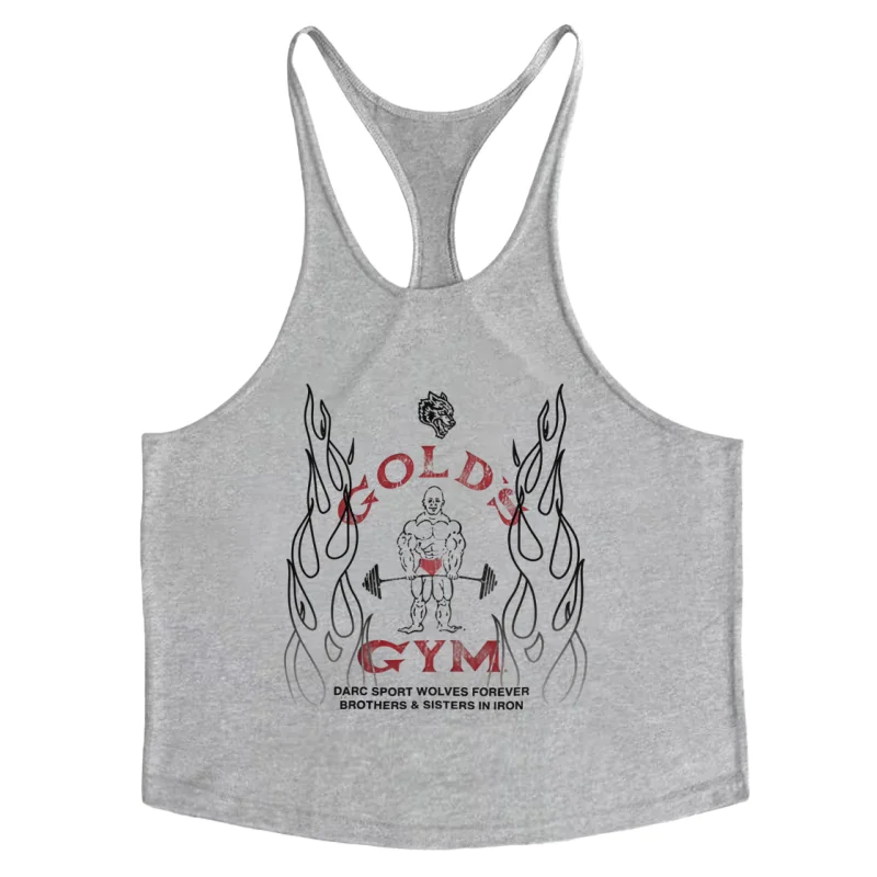 سترة سترينجر لتمارين العضلات للرجال - تانك للياقة البدنية في صالة الألعاب الرياضية على شكل I من الخلف، قميص داخلي قطني بدون أكمام لعام 2025، ملابس تدريب ضيقة #2