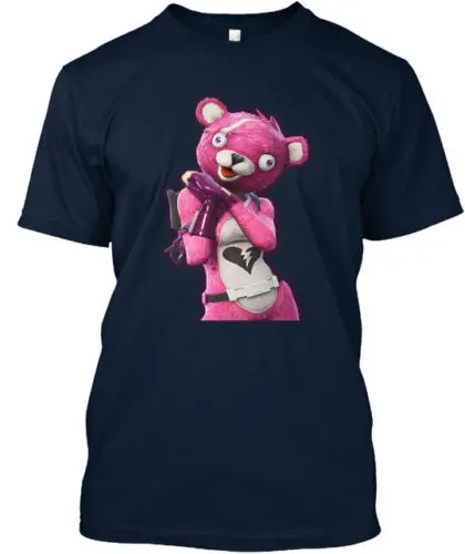 T-shirt rose de Fortnitebattle Royale, fabriqué aux États-Unis, taille S à 5XL