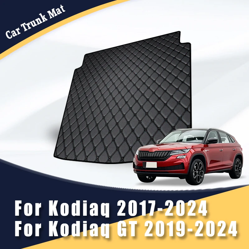 

Trunk Carpets Car Mats For Skoda Kodiaq 2024 2023 2022 2021 2020 2019 2018 2017 For Kodiaq GT 2019-2024 Auto Accessories Covers