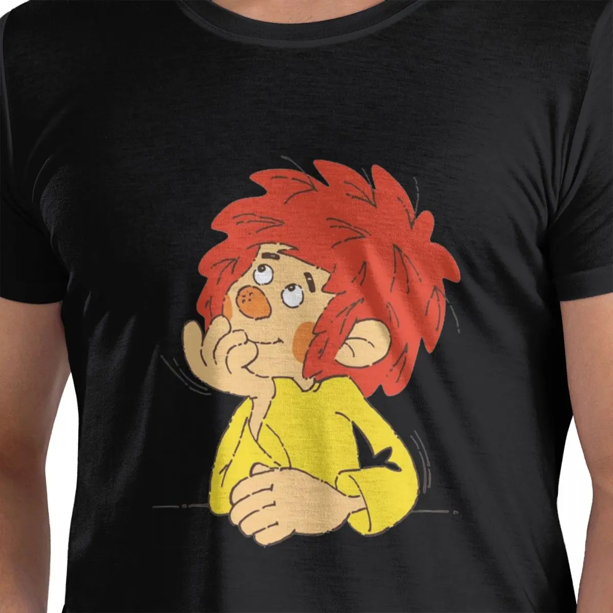 

Pumuckl Charaktere 100% Cotton T-Shirt Men's Oversized T Shirts Men Crew Neck Short Sleeve S-6XL