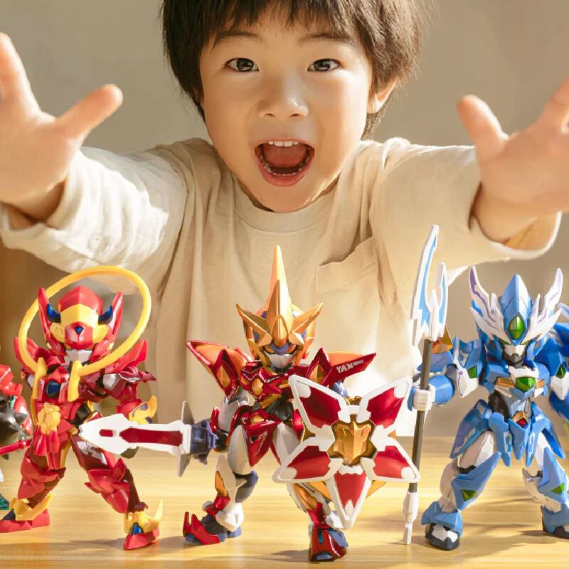 Motor Mundo Nuclear combate montar caja ciega V1 bloque de construcción hombre Q edición Aobing Mech modelo juguete regalo para niños ornamento