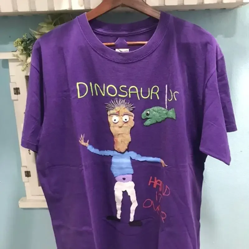 Wiederaufgelegtes Dinosaur Jr Hand It Over Lila T-Shirt Größe S 5XL