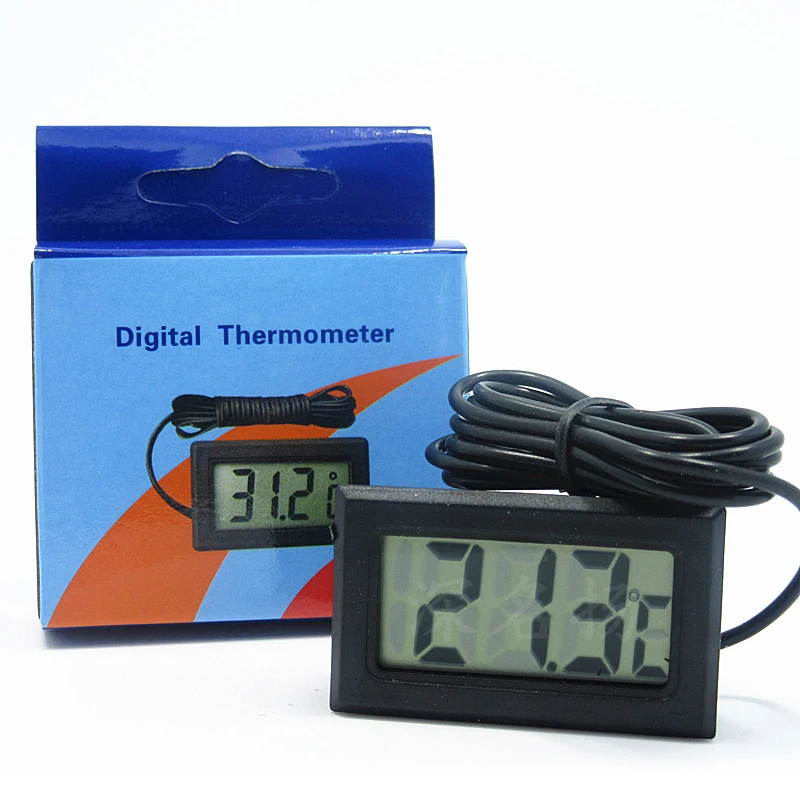 Portable Design Pyrometer Thermograph Battery-powered Humidity Temperature Meter Accurate Measurement Pet Thermometer Durable