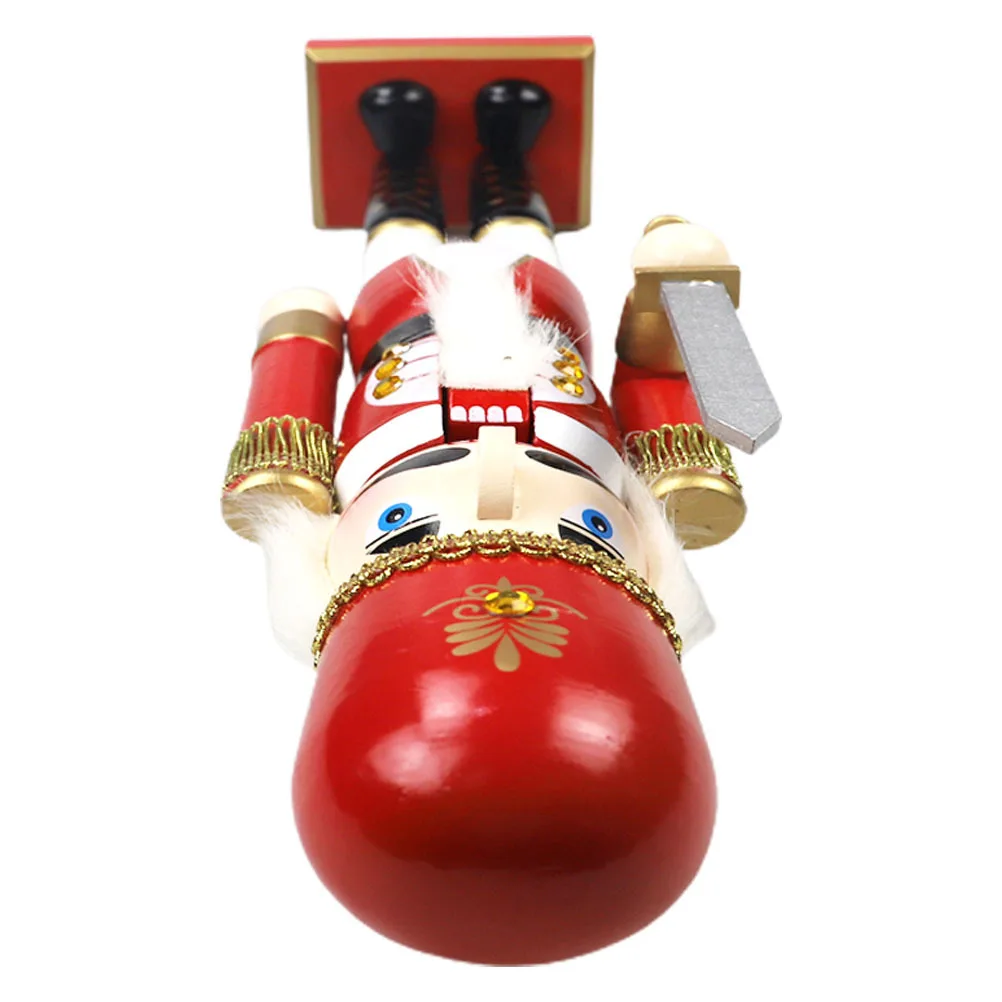 

Wooden Christmas Nutcracker Soldier Desktop Decor Colorful Hand-Painted Xmas Ornament Home Decoration Wood Christmas Nutcrackers