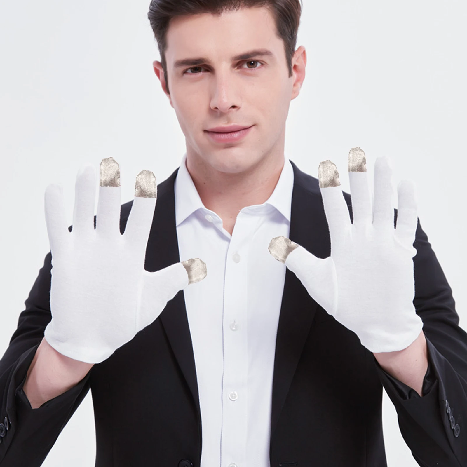 

TouchScreen Gloves ThinCotton White SmallSize Breathable NonSlip Gloves Affordable For Gardening Housekeeping Fishing