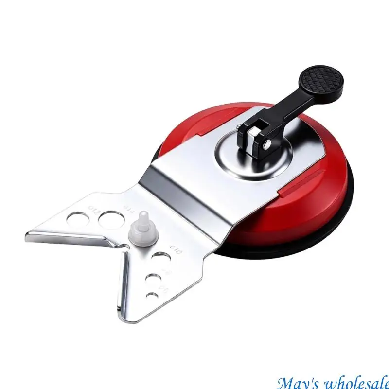 Manual Tile Positioning Tool with Suction Cup for Fixture Mounting 448A