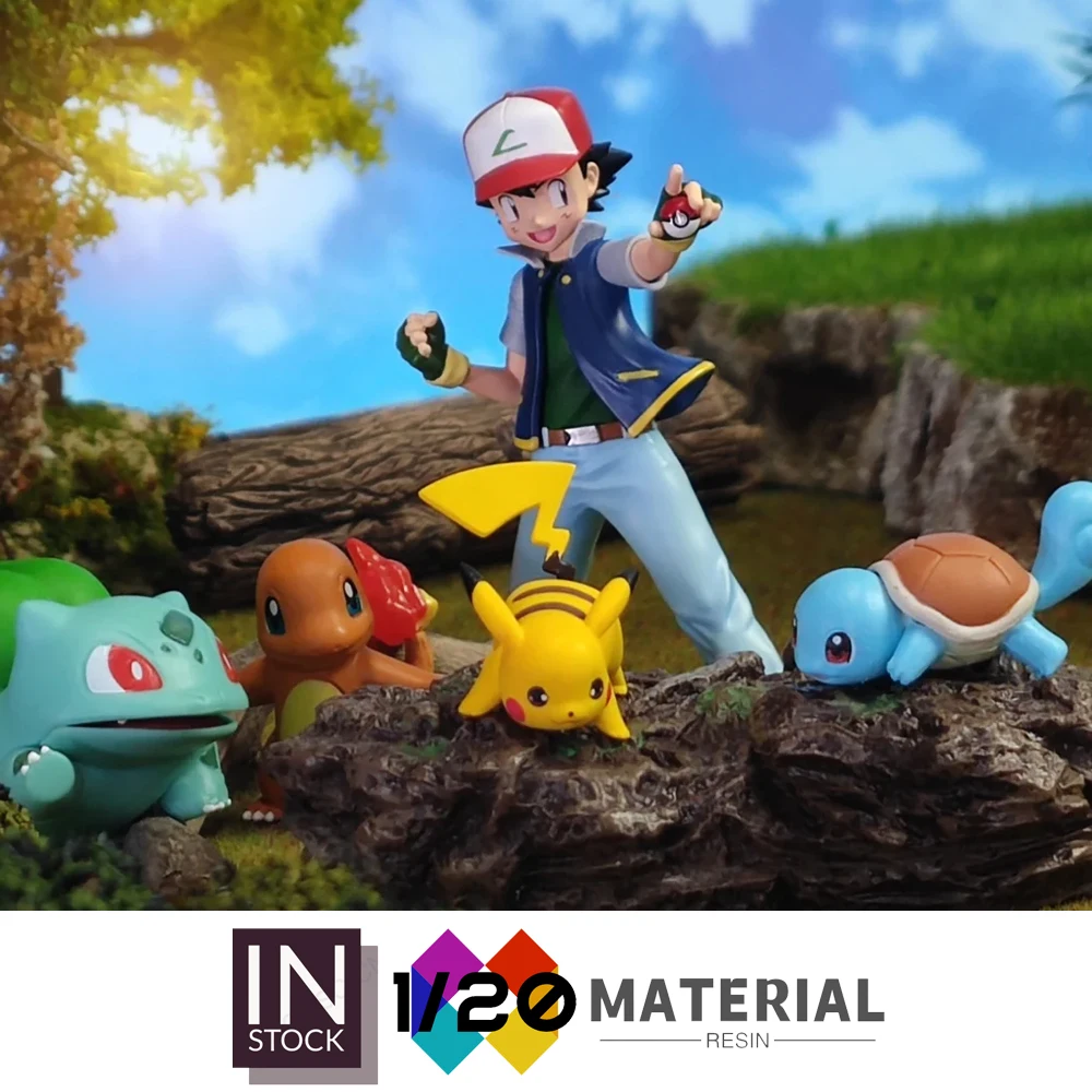 

[В наличии] 1/20 Смола Scale World [STS] - Эш Кетчум и Пикачу