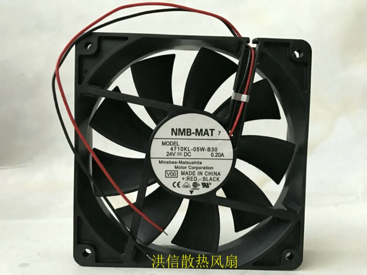 

1pcs for NMB-MAT 12025 4710KL-05W-B30 24V 0.20A Inverter cooling fan