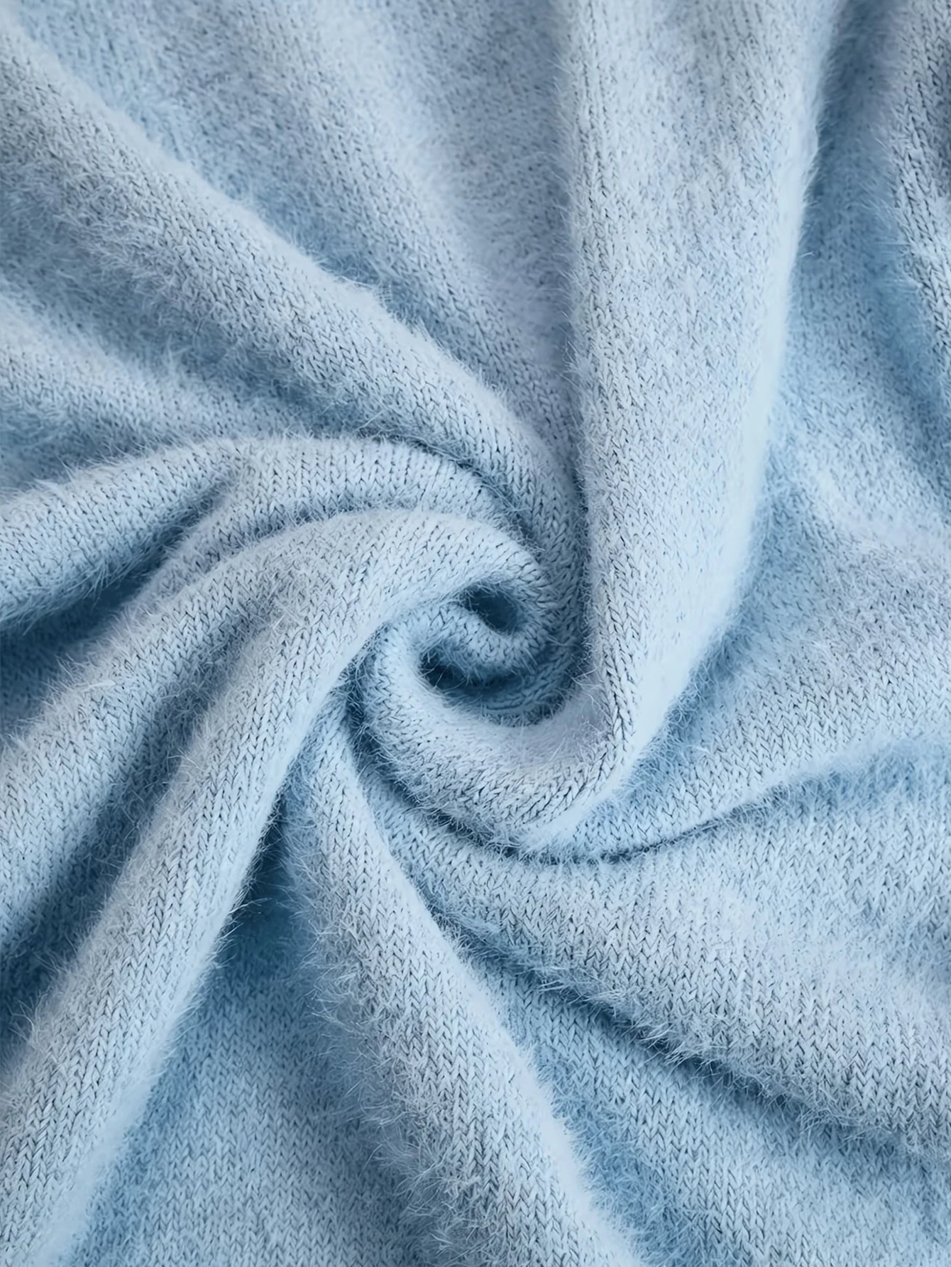 Damen-Plüsch-Halbrollkragen-Pulloverkleid, Herbst/Winter Lässiges Kurzes Kleid mit Lockerer Passform – Detail 3