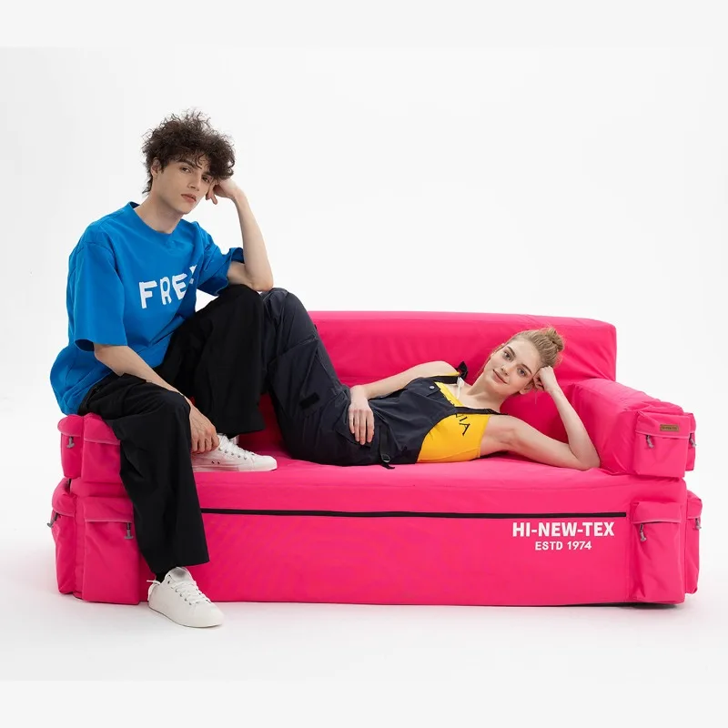 

Надувная спинка для отдыха, воздушный диван, складной двойной электрический надувной стул для кемпинга, портативная уличная мебель для кемпинга