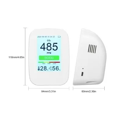 Utility D9‑H 8‑in‑1 Air Quality Monitor Real‑time Tester For CO₂ PM2.5 Concentration Detection Instrument