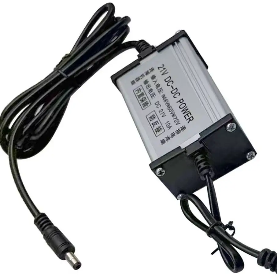 36-72V To 21V DC Converter Power Adapter 10A Charging Cable For Electric Scooter And Power Tool Battery Accessories