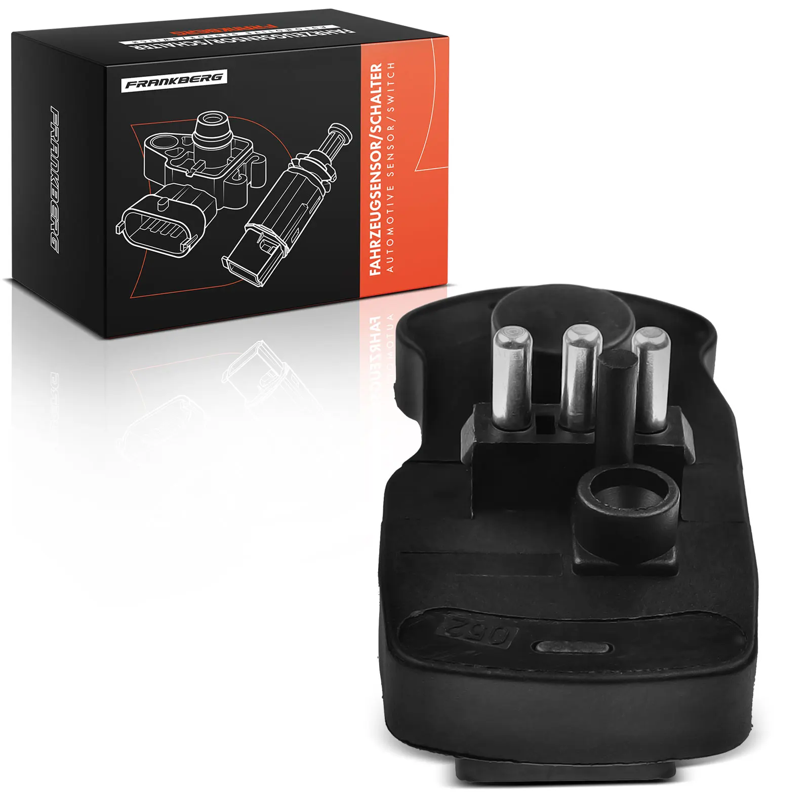 Frankberg 1x Sensor Gasklepstand voor Mercedes-Benz 124W124 S124 W201 W126 3437224035 3437224015