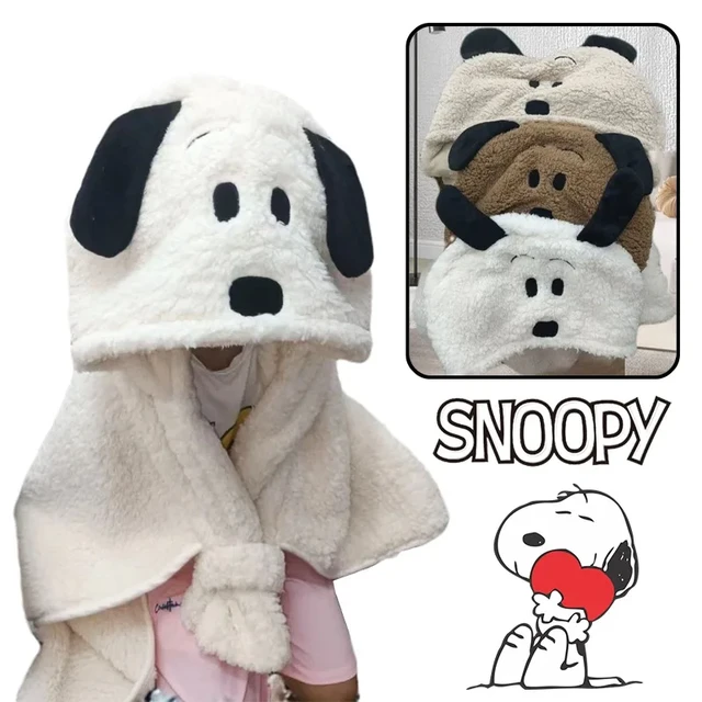 Snoopy hooded blanket store