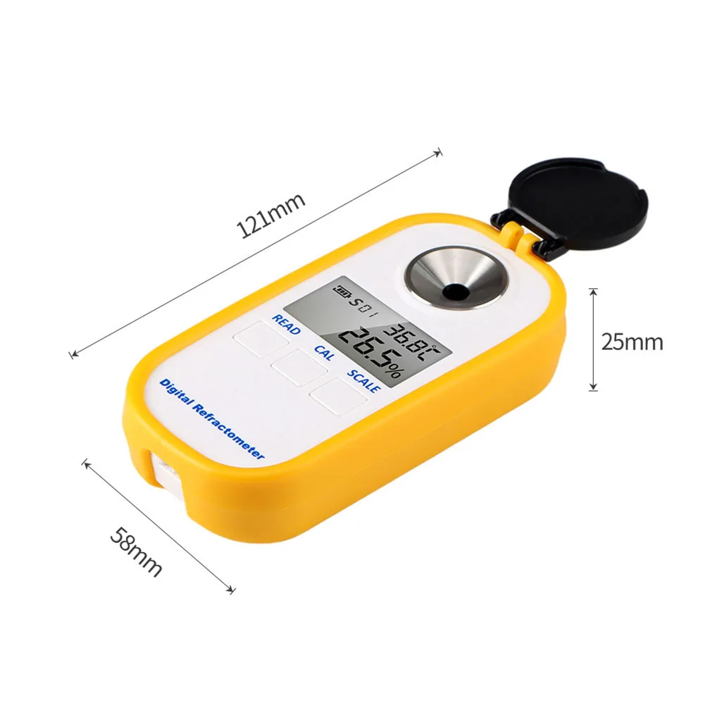 Professional Spirit Meter จอแสดงผล LCD แอลกอฮอล์ดัชนีหักเหเครื่องทดสอบความแม่นยําสูงสําหรับ Spirit แอลกอฮอล์ปริมาณเปอร์เซ็นต์