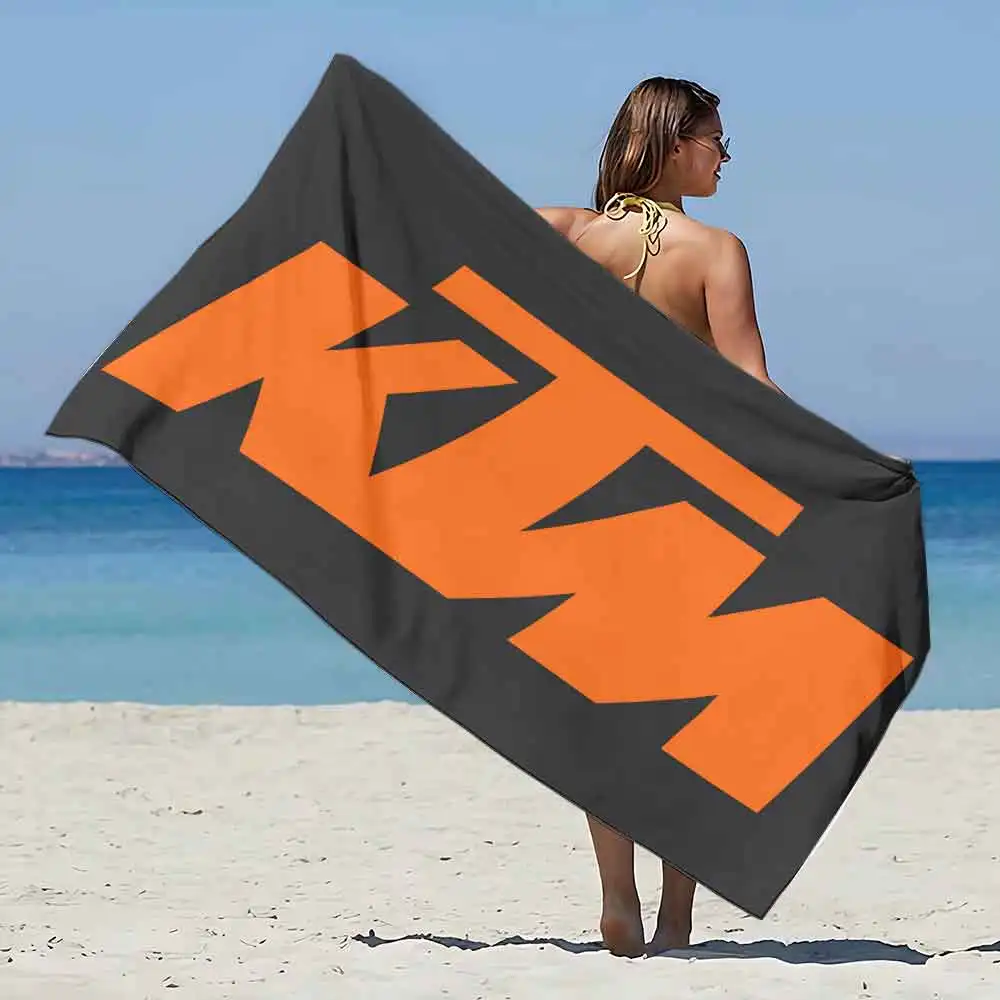 K-ktm Toalla de playa con impresión 3D para mujer, Toalla de microfibra sin arena, secado rápido, suave, a prueba de arena, regalo para viajes, gimnasio, ducha, Camping