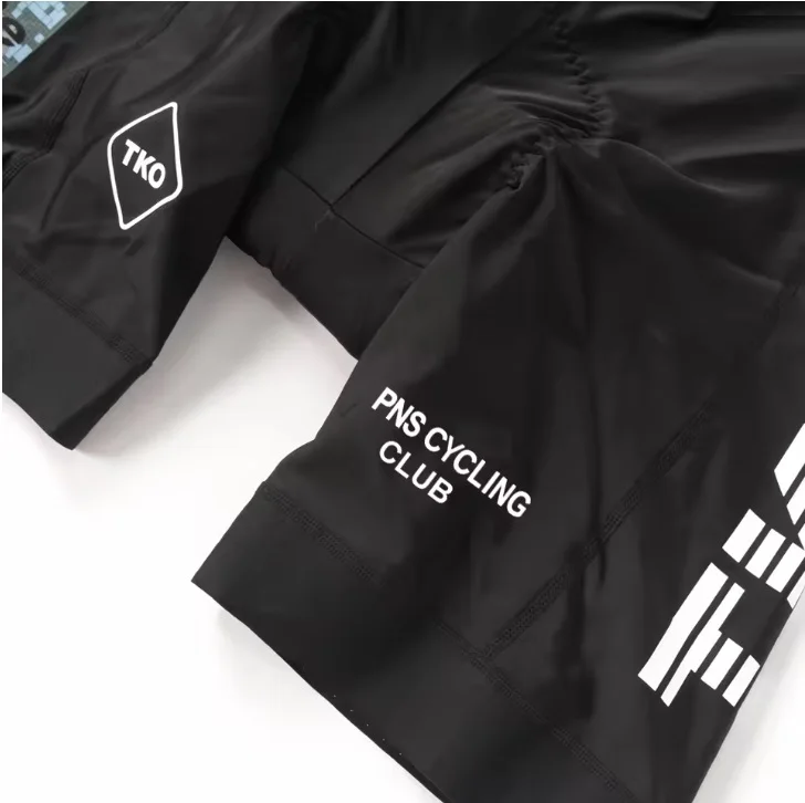 2025 Ropa ciclismo Pro team short sleeve Jersey Summer green road bike riding clothing Breathable Team Black cycling Jersey