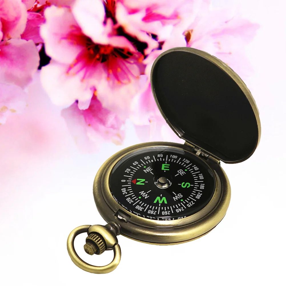 

Pocket Watch Vintage Compass Outdoor Hiking Camping Mountaineering Travel Essential Tool Vintage Gift