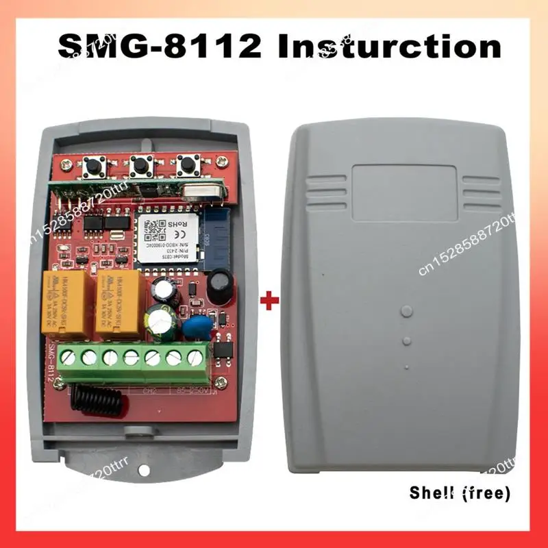 ABNR Wifi 433Mhz Rolling Code Garage Door Remote Control RF Receiver Smart Switch Relay Smart Life APP