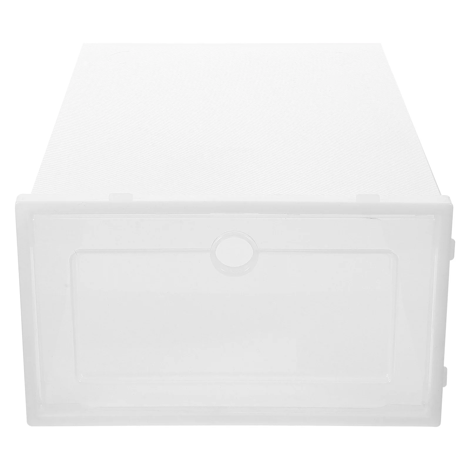 

Transparent Drawer Type Women Shoes Storage Box 31x20x11cm Stackable Organizer for Shoes and Fashion Accessories