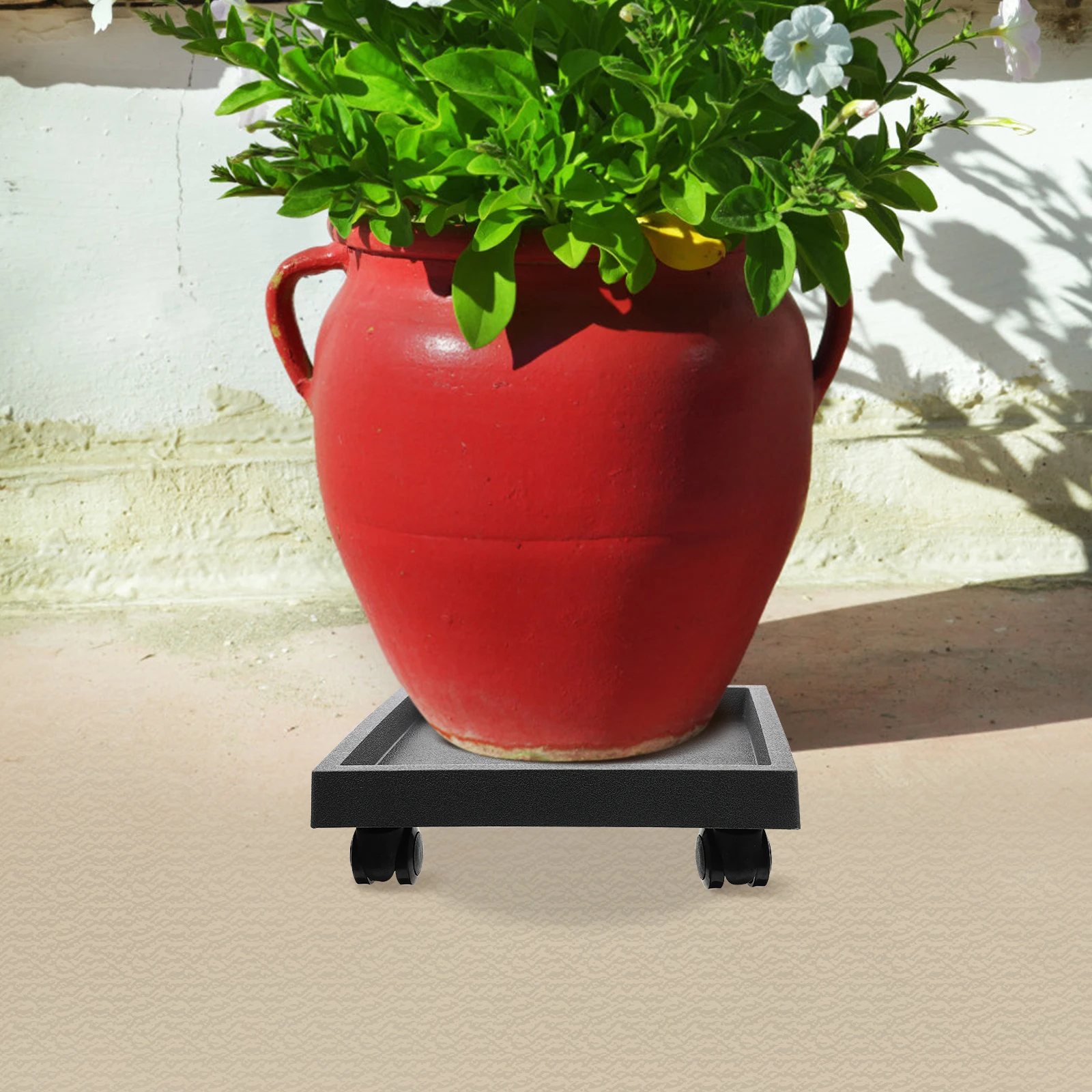 

Movable Plant Stand Rolling Base with Casters No Floor Damage Perfect for Living Room Dining Plant Flowerpot Dolly