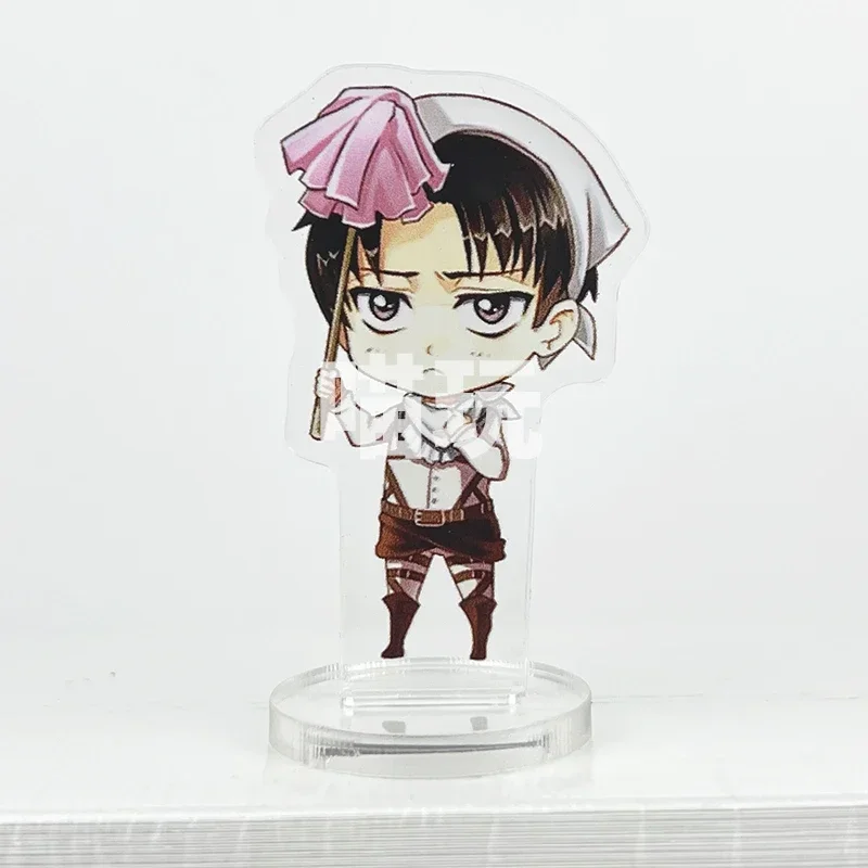 6CM Anime Shingeki no Kyojin Attack On Titan Levi Ackerman Eren Jaeger Mikasa·Ackerman Cosplay Acrylic Standing Sign Xmas Gifts