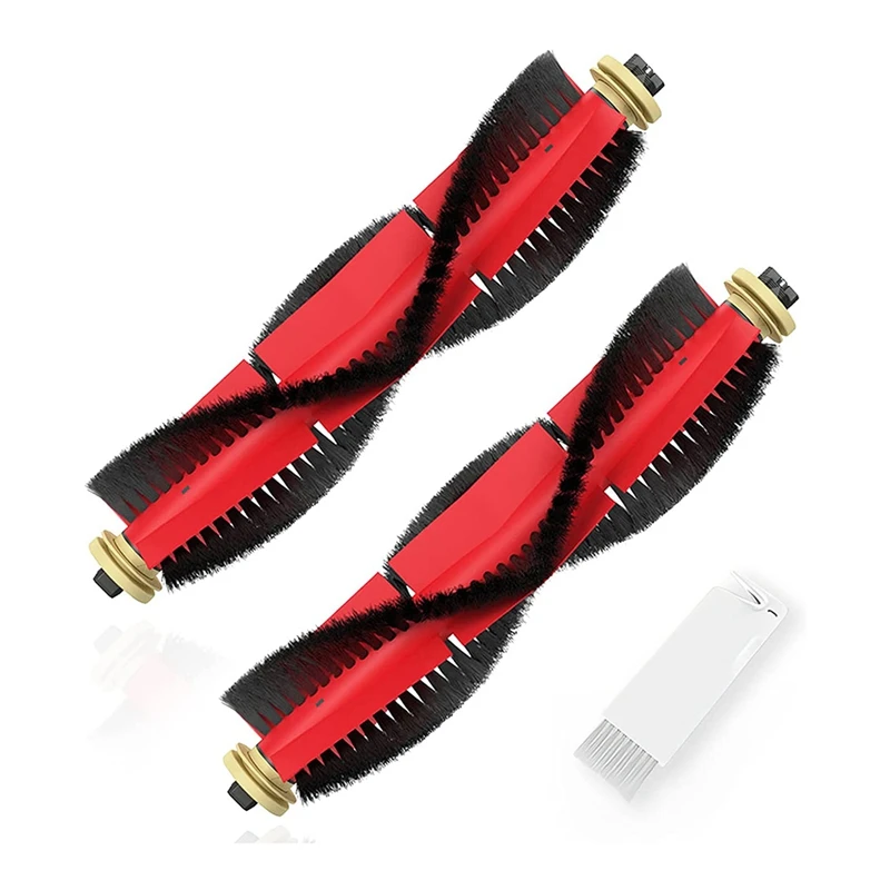 2 قطعة ملحقات متوافقة مع Roborock S4، S5، S5max، S6، S6 Pure، S6 Maxv وE، قطع غيار الفرشاة الرئيسية