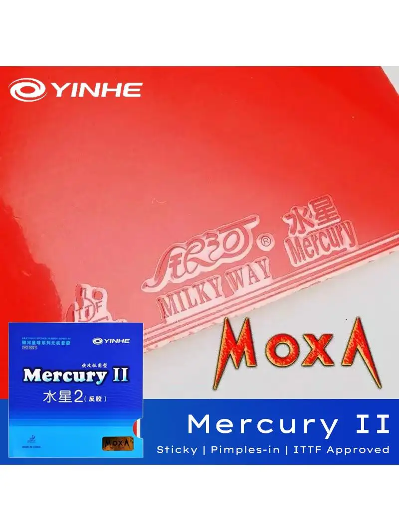 YINHE Mercury 2 Guma do tenisa stołowego z wypukłymi czopkami do szybkiego ataku z pętlą — zdjęcie 2