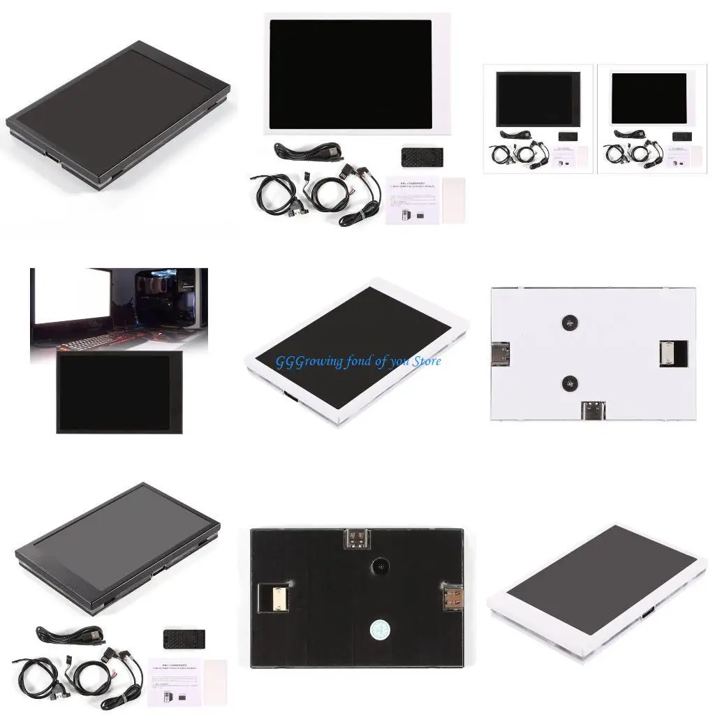 

H9EB 3.5Inch USB Screen UsbC Sub Screen AIDA64 Computer Data Temperature Display