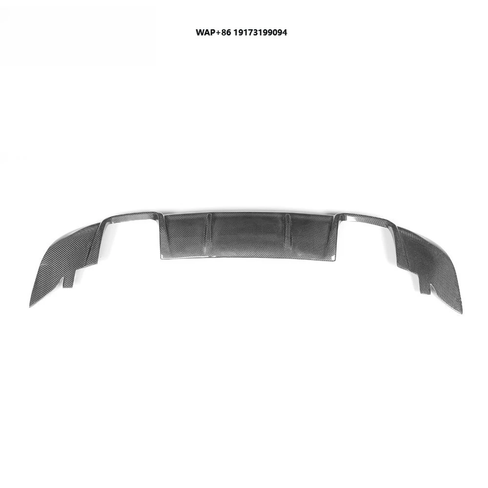 

Carbon Fiber A3 Rear Lip with Quad Exhaust Pipe Dual Outlet for A3 2008-2012 S Style