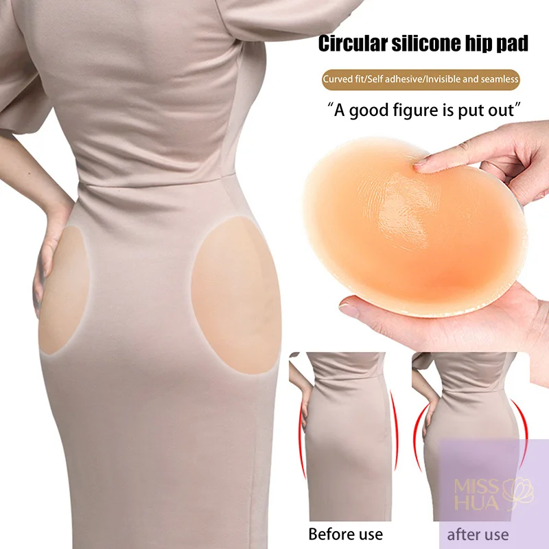 1 Paar Siliconen Fake Ass Butt Pads Herbruikbare Zelfklevende Bil Enhancer Voor Vrouwen Sticky Hip Lift Pads Hip Dip Filler inserts