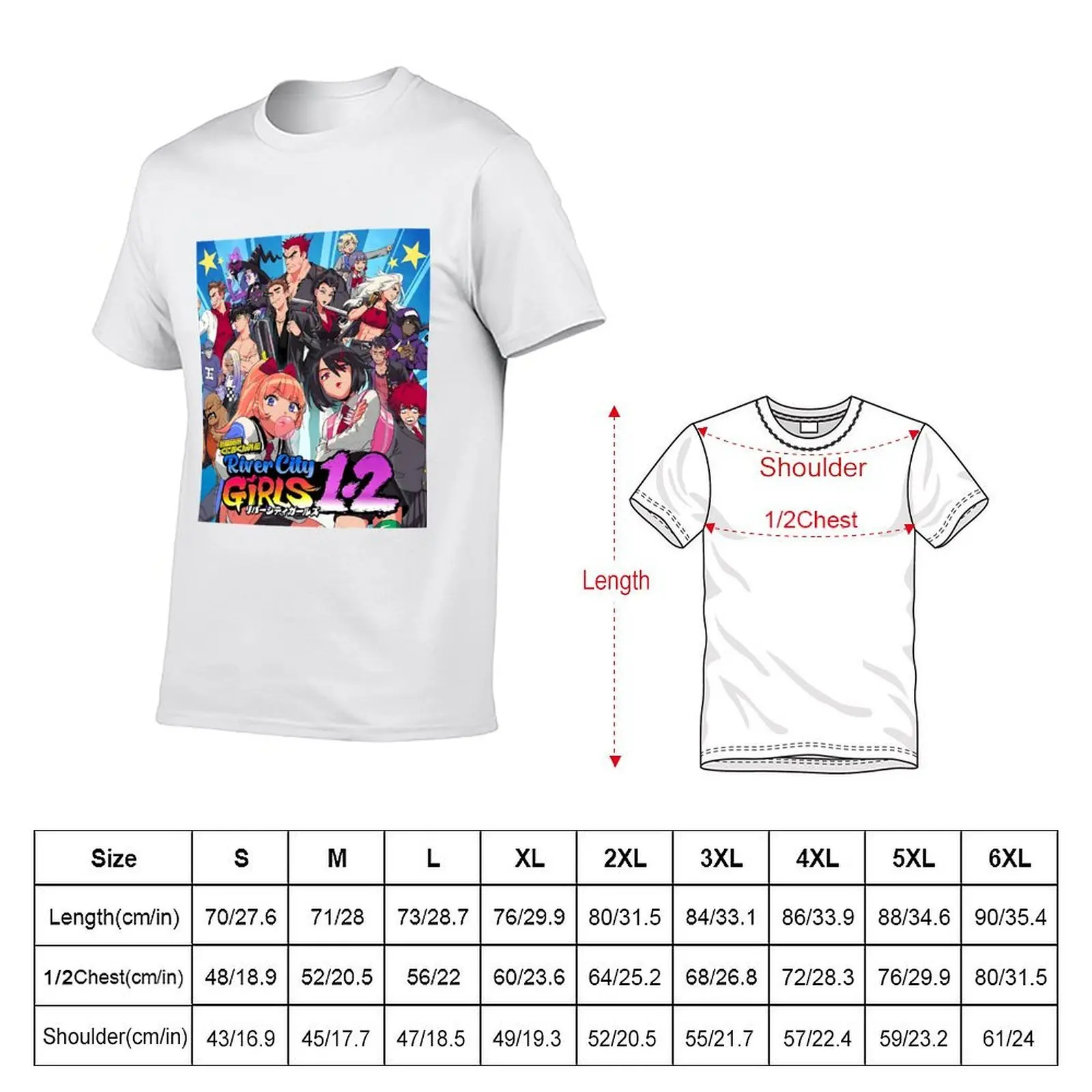 River City Girls T-Shirt men t shirt cotton 100% t shirts cotton 100% T-Shirt