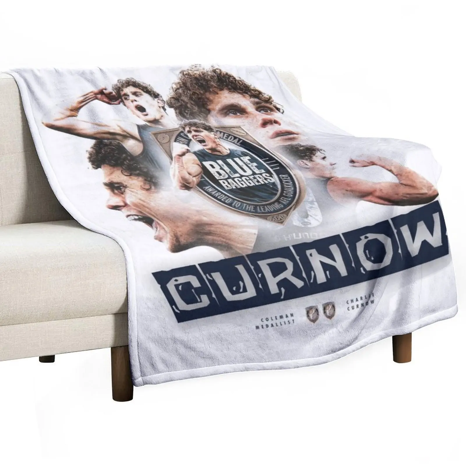 

Charlie Curnow Carlton Football Club Throw Blanket For Baby Thermals For Travel Sofas Blankets