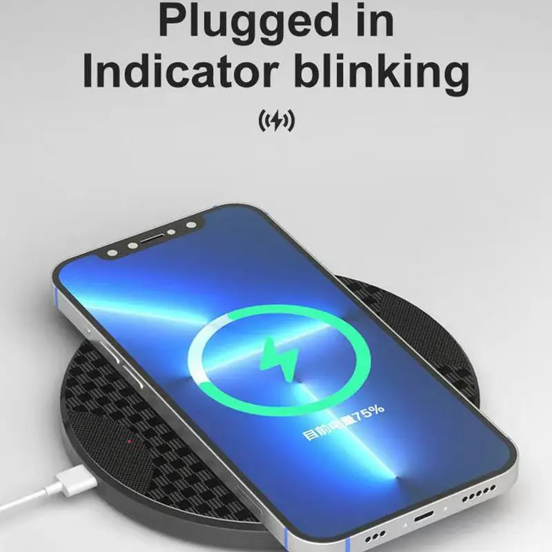 Wireless Charger Wireless Charger Pad Ultra Slim Wireless Charging Stand Wireless Cell Phone Charging Station For Most Cell