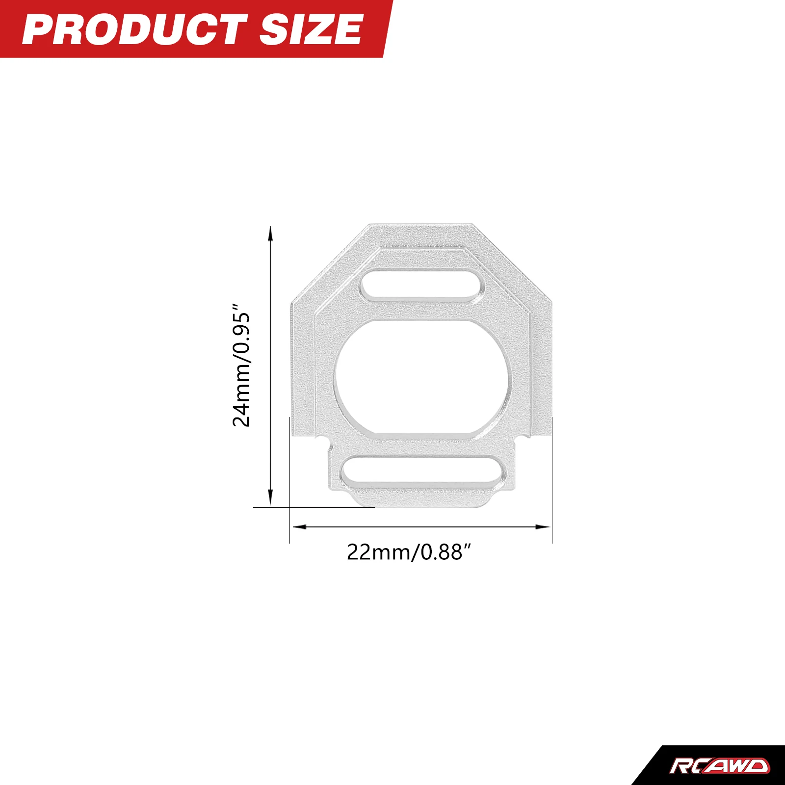 RCAWD Ritzel 21T 22T 23T 24T 25T für ARRMA 1/16 MOJAVE GROM 1/14 TYPHON GROM ARA2304 ARA2306 MOD 0,5 CNC 3,2mm Bohrung Upgrade