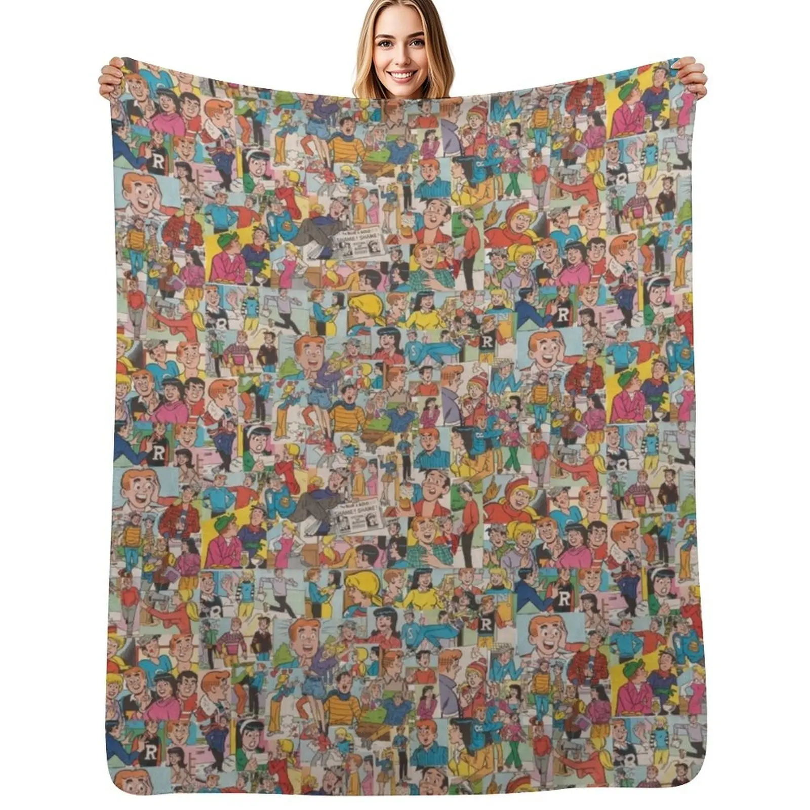 

Archie Comics Collage #2 Throw Blanket For Baby for babies Bed Fashionable Travel Blankets