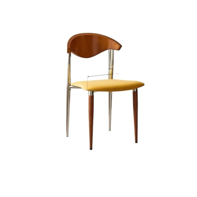 Medieval dining chair back desk Scandinavian creative senior designer retro wabi wind Internet celebrity