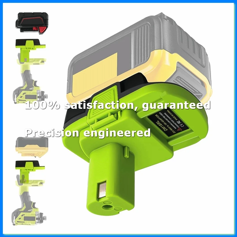 

DM18RL Converter Battery Adapter for 20V for 18V Llithium Battery Convert to for Power Tools-A73M
