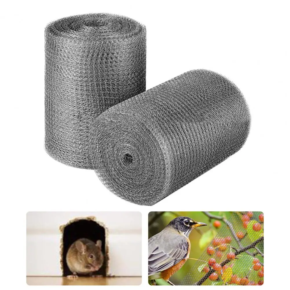Flexible Metal Mesh Customizable Metal Mesh Stainless Steel Mesh Double Layered Trap for Control Slug Barrier in Garden Chicken
