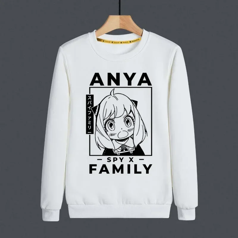 

Anime Anya Smug Fashion Spring Autumn Male Casual Men's Anya Forger Spy X Family Sweatshirt Tops