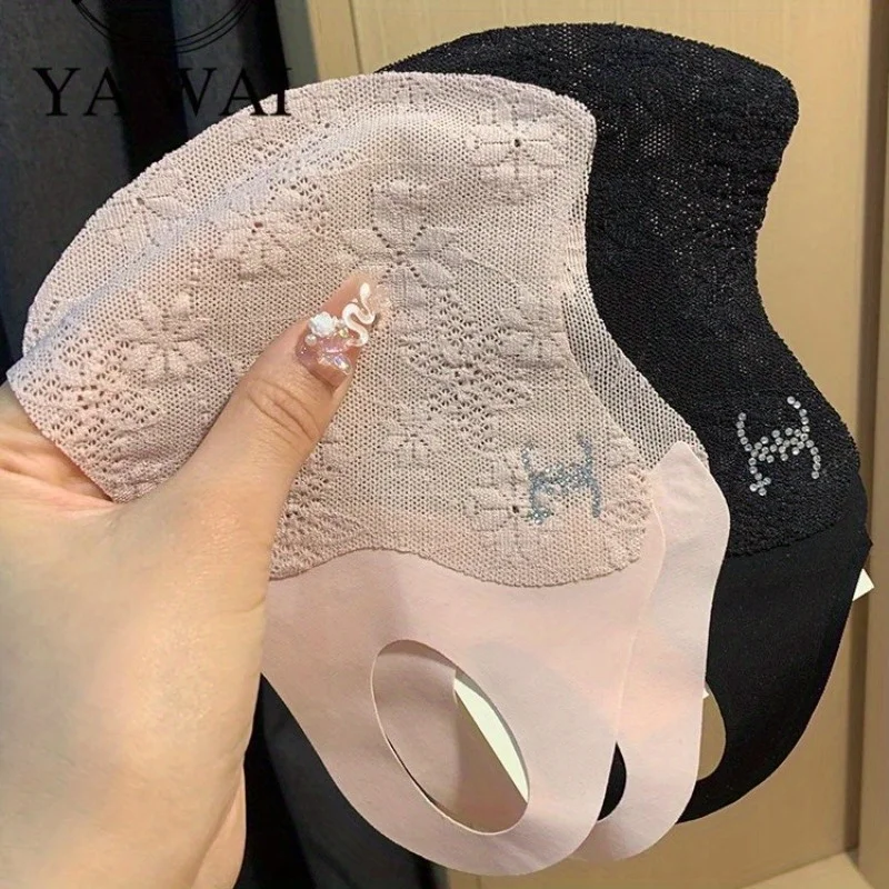 أزياء الدانتيل قناع واقية من الشمس المرأة قناع ركن العين مقاومة للأشعة فوق البنفسجية الحرير الجليد ثلاثي الأبعاد الوجه جيني رقيقة #1