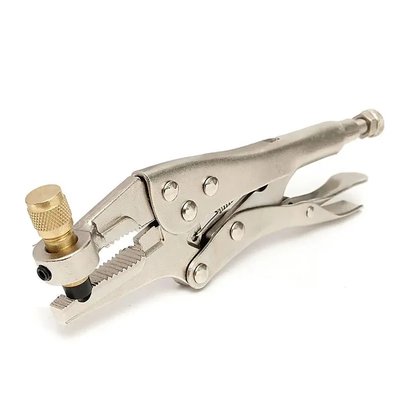 Refrigerant Recovery Clamp Air Conditioner Tube Locking Plier Refilling Pliers For Welding Locking Plier RepairTool