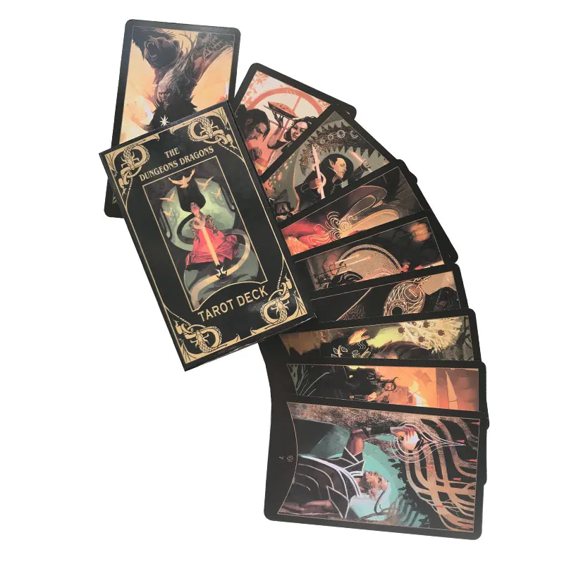 Dungeons Tarot Card Paper Card Game Entertainment Fate Divination Card Tarot And A Variety Of Tarot Options PDF Guide