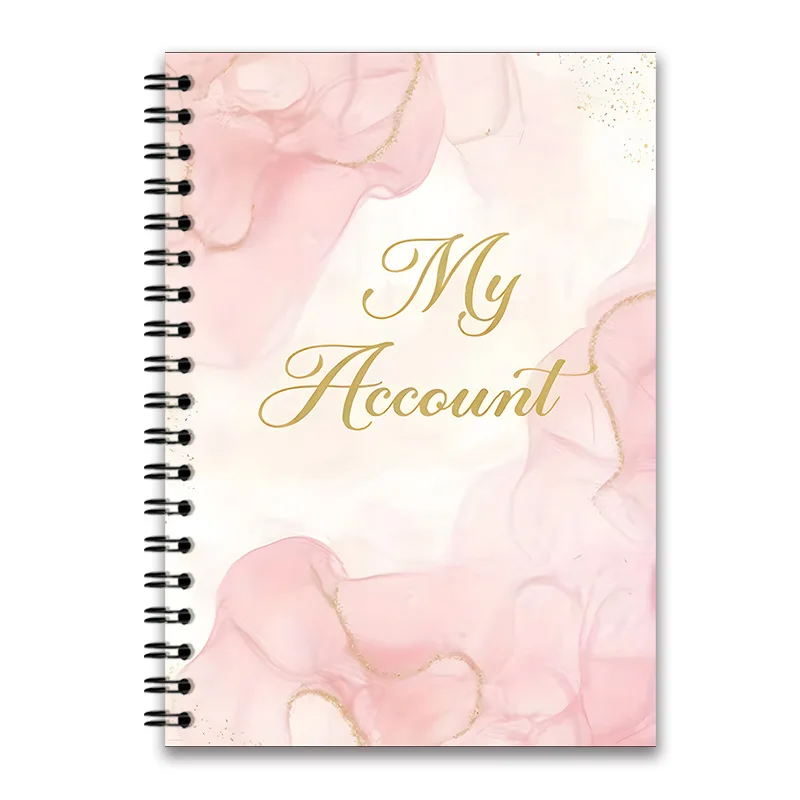 New Popular Cross-border Accounting Ledger Spiral Notebook & Coloring Book