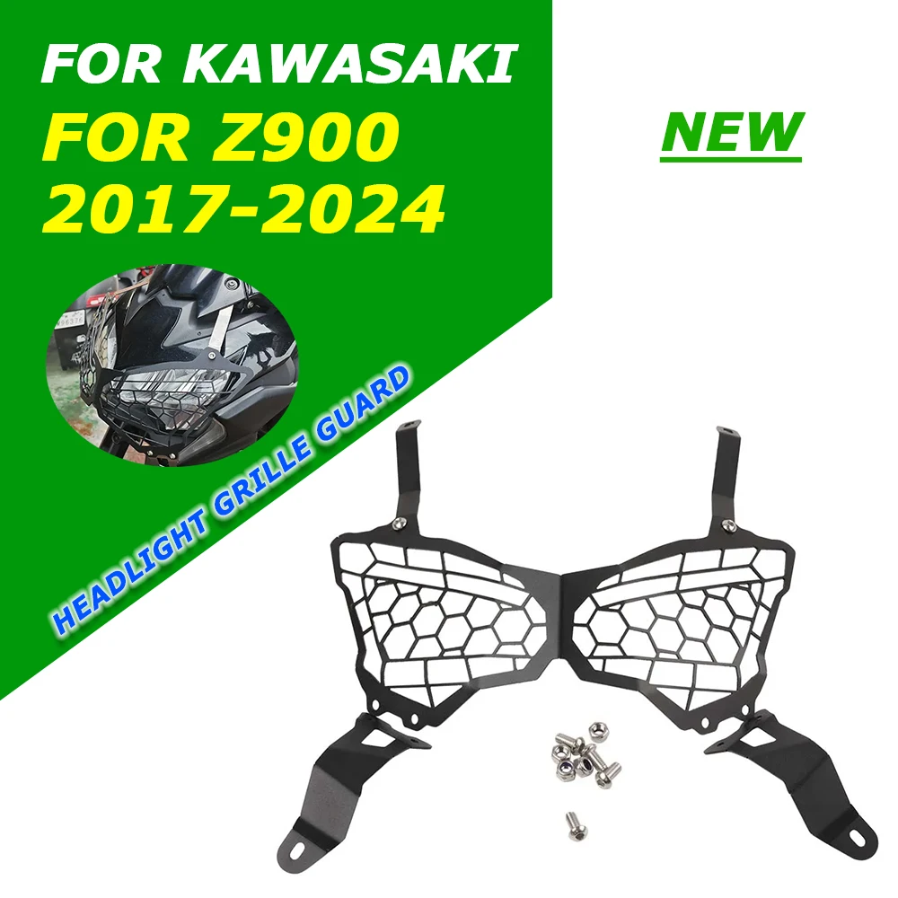 

For Z900 Headlight Guard Grill For KAWASAKI Z 900 2022 2023 2024 Motorcycle Accessories Z900 Headlamp Grille Protection Mesh