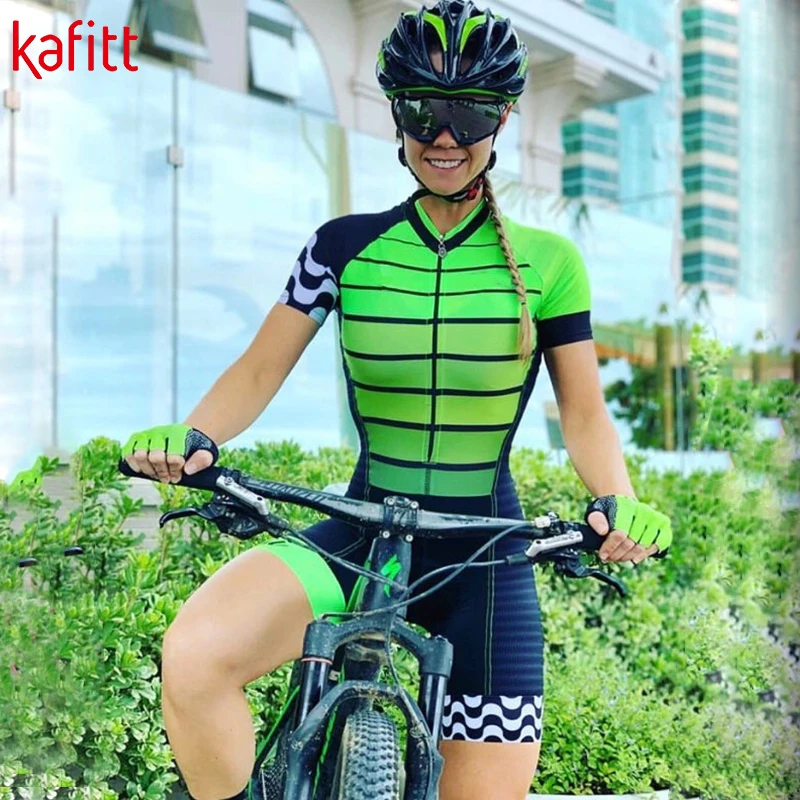 KAFITTCycling Jumpsuit Women\'s Gym Clothes Wholesale Resale Free Shipping Bike Macacao De Ciclismo Feminino Spain Jumpsuit Velo